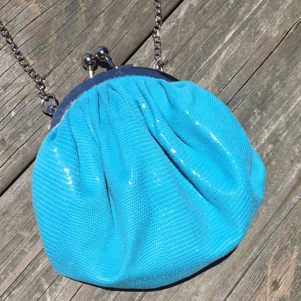 Chicos NWT chute clasp purse